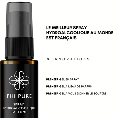 KHINTCHINE - PHI CONCEPT le meilleur Spray au gel hydroalcoolique parfumé 