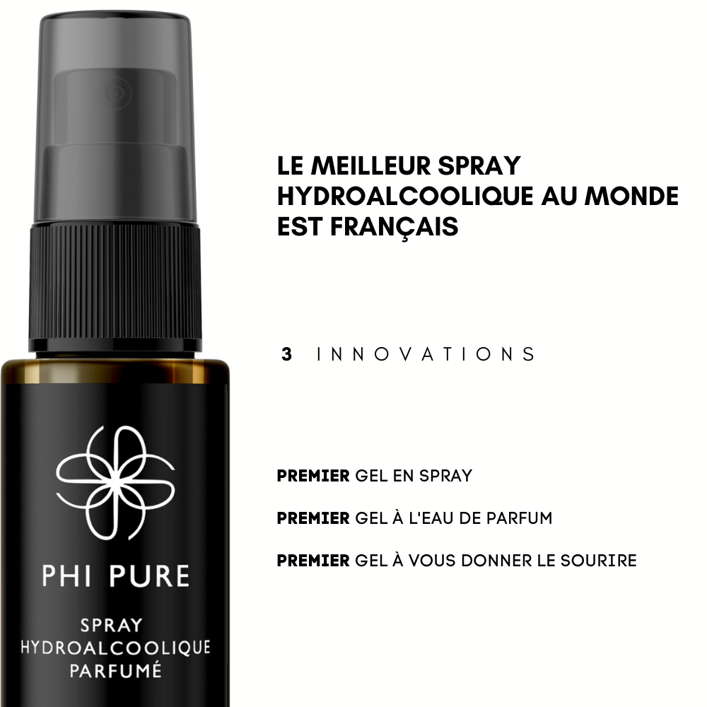 le meilleur Spray au gel hydroalcoolique parfumé 